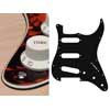 ST-313-MO Boston  pickguard, Stallion, standard, SSS, 3 pot holes, 3-5 switch, 3 ply, marble orange