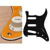 ST-313-PY Boston  pickguard, Stallion, standard, SSS, 3 pot holes, 3-5 switch, 3 ply, pearl yellow