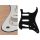 ST-313-W Boston  pickguard, Stallion, standard, SSS, 3 pot holes, 3-5 switch, 3 ply, white