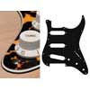 ST-313-WCY Boston  pickguard, Stallion, standard, SSS, 3 pot holes, 3-5 switch, 3 ply, wild cat yellow