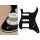 ST-322-BC Boston  pickguard, Stallion, SSH, 2 pot holes, 3-5 switch, 3 ply, black and cream