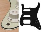 ST-322-M Boston  pickguard, Stallion, SSH, 2 pot holes, 3-5 switch, 3 ply, mint green