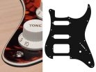 ST-322-MO Boston  pickguard, Stallion, SSH, 2 pot holes, 3-5 switch, 3 ply, marble orange