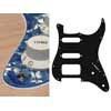 ST-322-PV Boston  pickguard, Stallion, SSH, 2 pot holes, 3-5 switch, 3 ply, pearl violet