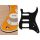 ST-322-PY Boston  pickguard, Stallion, SSH, 2 pot holes, 3-5 switch, 3 ply, pearl yellow