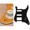 ST-322-PY Boston  pickguard, Stallion, SSH, 2 pot holes, 3-5 switch, 3 ply, pearl yellow