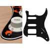 ST-322-WCO Boston  pickguard, Stallion, SSH, 2 pot holes, 3-5 switch, 3 ply, wild cat orange