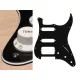 ST-323-B Boston  pickguard, Stallion, SSH, 3 pot holes, 3-5 switch, 3 ply, black
