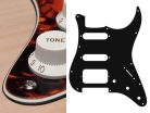 ST-323-MO Boston  pickguard, Stallion, SSH, 3 pot holes, 3-5 switch, 3 ply, marble orange