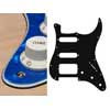 ST-323-PBU Boston  pickguard, Stallion, SSH, 3 pot holes, 3-5 switch, 3 ply, pearl blue