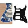 ST-323-PV Boston  pickguard, Stallion, SSH, 3 pot holes, 3-5 switch, 3 ply, pearl violet