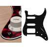 ST-323-RR Boston  pickguard, Stallion, SSH, 3 pot holes, 3-5 switch, 3 ply, tiger red