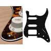 ST-323-RY Boston  pickguard, Stallion, SSH, 3 pot holes, 3-5 switch, 3 ply, tiger yellow