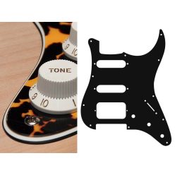   ST-323-WCY Boston  pickguard, Stallion, SSH, 3 pot holes, 3-5 switch, 3 ply, wild cat yellow