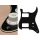 ST-331-BC Boston  pickguard, Stallion, HH, 2 pot holes, toggle switch, 3 ply, black and cream