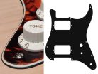 ST-331-MO Boston  pickguard, Stallion, HH, 2 pot holes, toggle switch, 3 ply, marble orange