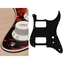   ST-331-MO Boston  pickguard, Stallion, HH, 2 pot holes, toggle switch, 3 ply, marble orange