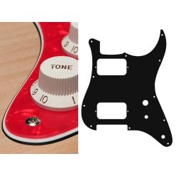   ST-331-PR Boston  pickguard, Stallion, HH, 2 pot holes, toggle switch, 3 ply, pearl red