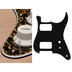   ST-331-RP Boston  pickguard, Stallion, HH, 2 pot holes, toggle switch, 3 ply, tiger pearl