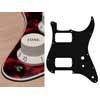 ST-331-RR Boston  pickguard, Stallion, HH, 2 pot holes, toggle switch, 3 ply, tiger red