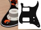 ST-331-WCO Boston  pickguard, Stallion, HH, 2 pot holes, toggle switch, 3 ply, wild cat orange