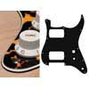 ST-331-WCY Boston  pickguard, Stallion, HH, 2 pot holes, toggle switch, 3 ply, wild cat yellow