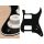 ST-332-BC Boston  pickguard, Stallion, HH, 2 pot holes, 3-5 switch, 3 ply, black and cream