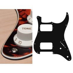   ST-332-MO Boston  pickguard, Stallion, HH, 2 pot holes, 3-5 switch, 3 ply, marble orange