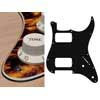 ST-332-MY Boston  pickguard, Stallion, HH, 2 pot holes, 3-5 switch, 3 ply, marble yellow