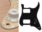 ST-332-PC Boston  pickguard, Stallion, HH, 2 pot holes, 3-5 switch, 3 ply, pearl cream