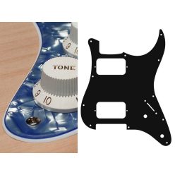   ST-332-PV Boston  pickguard, Stallion, HH, 2 pot holes, 3-5 switch, 3 ply, pearl violet