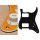 ST-332-PY Boston  pickguard, Stallion, HH, 2 pot holes, 3-5 switch, 3 ply, pearl yellow