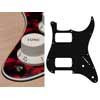 ST-332-RR Boston  pickguard, Stallion, HH, 2 pot holes, 3-5 switch, 3 ply, tiger red