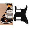 ST-332-WCY Boston  pickguard, Stallion, HH, 2 pot holes, 3-5 switch, 3 ply, wild cat yellow