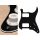 ST-333-BC Boston  pickguard, Stallion, HH, 3 pot holes, 3-5 switch, 3 ply, black and cream