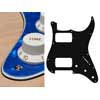 ST-333-PBU Boston  pickguard, Stallion, HH, 3 pot holes, 3-5 switch, 3 ply, pearl blue