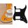 ST-333-PY Boston  pickguard, Stallion, HH, 3 pot holes, 3-5 switch, 3 ply, pearl yellow