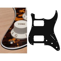   ST-333-RY Boston  pickguard, Stallion, HH, 3 pot holes, 3-5 switch, 3 ply, tiger yellow
