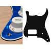 ST-344-PBU Boston  pickguard, Stallion, H, 2 pot holes, 3 ply, pearl blue