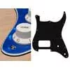 ST-344-PBU Boston  pickguard, Stallion, H, 2 pot holes, 3 ply, pearl blue