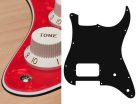 ST-344-PR Boston  pickguard, Stallion, H, 2 pot holes, 3 ply, pearl red