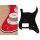 ST-344-PR Boston  pickguard, Stallion, H, 2 pot holes, 3 ply, pearl red