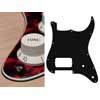 ST-344-RR Boston  pickguard, Stallion, H, 2 pot holes, 3 ply, tiger red