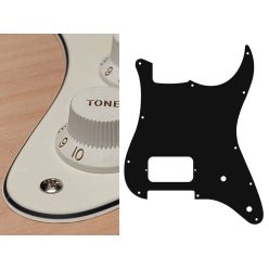   ST-344-VW Boston  pickguard, Stallion, H, 2 pot holes, 3 ply, vintage white