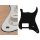 ST-344-W Boston  pickguard, Stallion, H, 2 pot holes, 3 ply, white