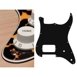   ST-344-WCY Boston  pickguard, Stallion, H, 2 pot holes, 3 ply, wild cat yellow