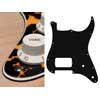 ST-344-WCY Boston  pickguard, Stallion, H, 2 pot holes, 3 ply, wild cat yellow