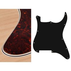   ST-400-TI Boston  pickguard, Stallion, no holes (only screw holes), 4 ply, tortoise intense