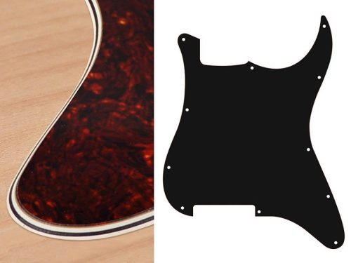 ST-400-TI Boston  pickguard, Stallion, no holes (only screw holes), 4 ply, tortoise intense