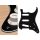 ST-413-B Boston  pickguard, Stallion, standard, SSS, 3 pot holes, 3-5 switch, 4 ply, black